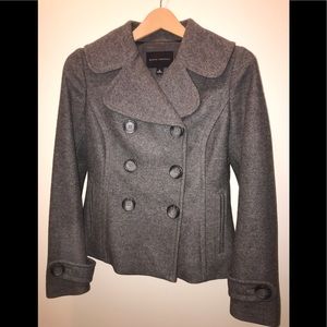 Banana Republic Woman’s Gray Pea Coat